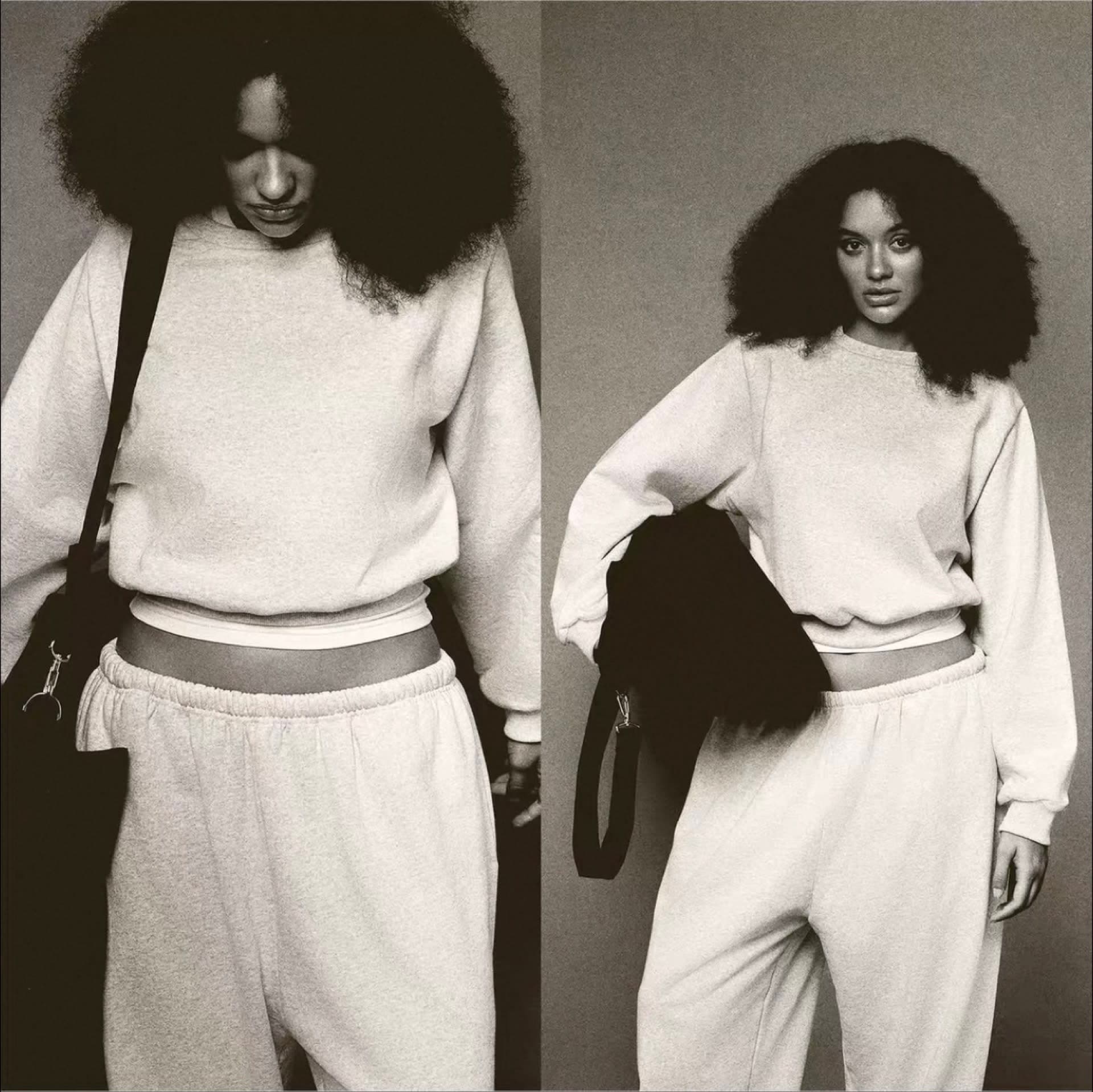 A cozy hoodie and sweatpants set